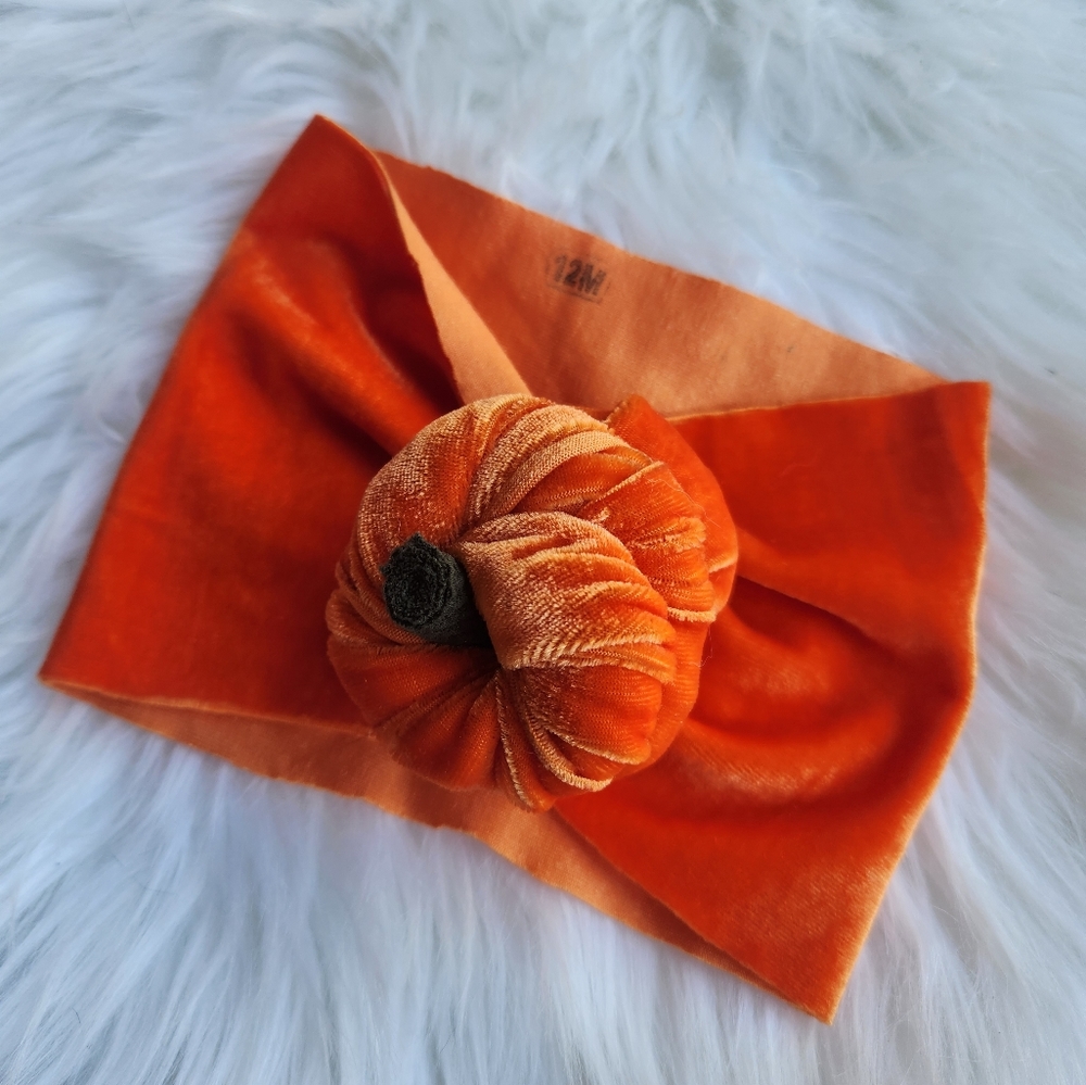 Pumpkin headwrap 12m
